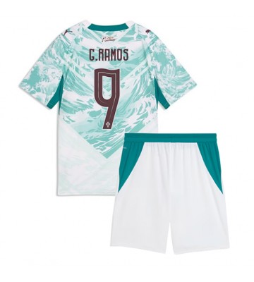 Portugal Goncalo Ramos #9 Bortaställ Barn VM 2026 Kortärmad (+ Korta byxor)